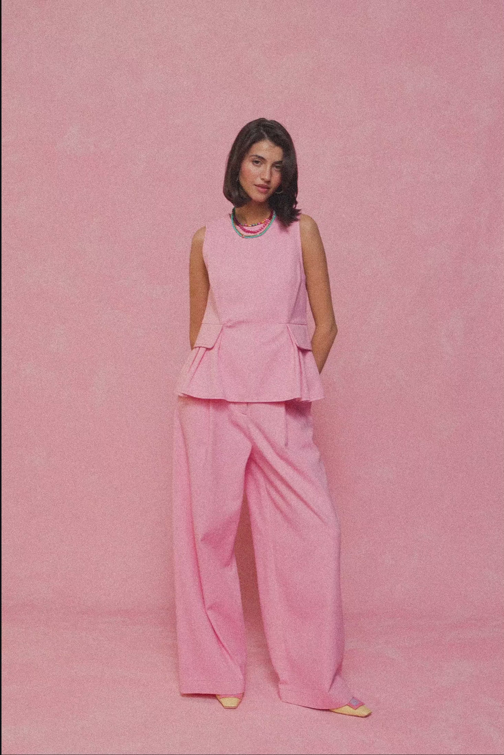 karavan clothing fashion spring summer 26 nai collection miranda trousers pink