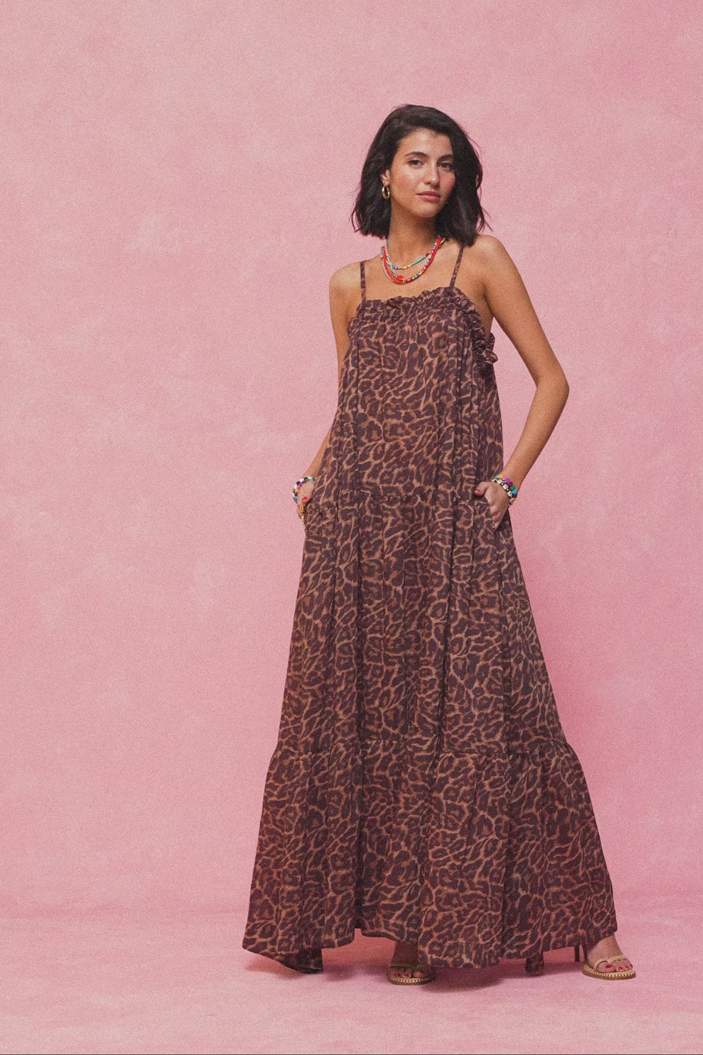 karavan clothing fashion spring summer 26 nai collection bessie dress leopard