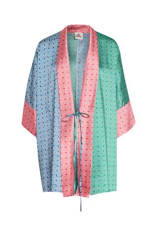 karavan clothing fashion planet homeware spring summer 26 nai collection kimono meander pink