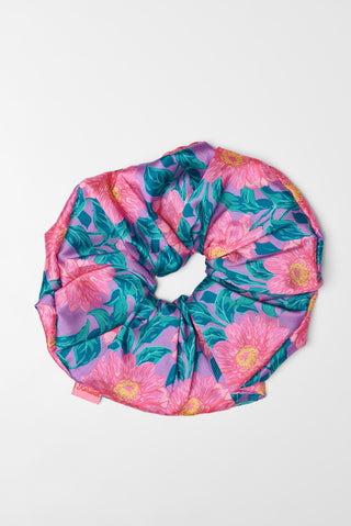 Tribe Scrunchie (Purple Floral)