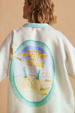 karavan clothing fashion spring summer 25 nafsika shirt white beach