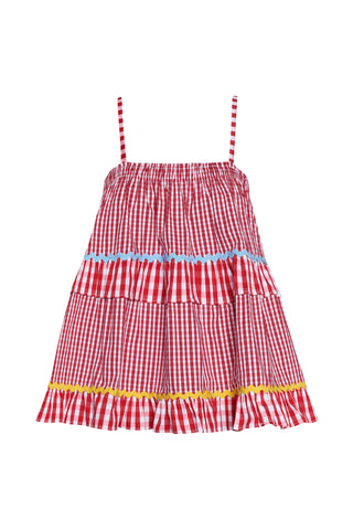 karavan clothing fashion planet homeware spring summer 26 nai collection top red checked