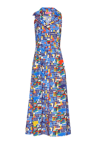 karavan clothing fashion spring summer 26 nai collection regina dress island blue