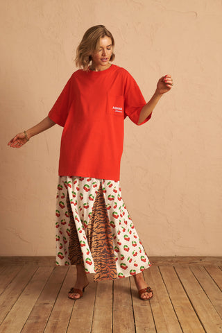 karavan clothing fashion spring summer 25 rosalia top red