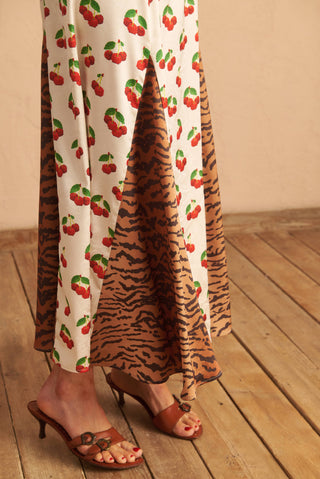 karavan clothing fashion spring summer 25 romina skirt animal print