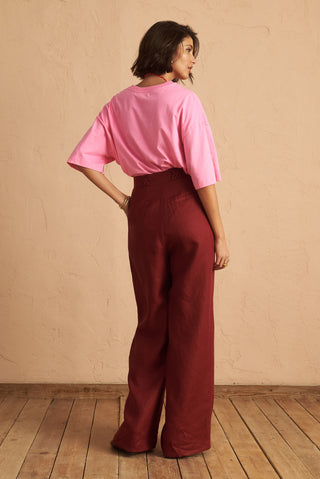 karavan clothing fashion spring summer 25 rosalia tee pink