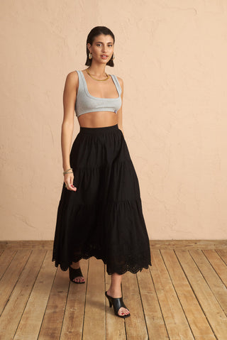 karavan clothing fashion spring summer 25 krvn ruby top grey