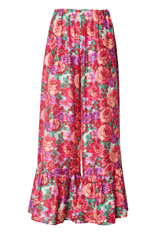 karavan clothing fashion spring summer 26 nai collection salma trousers purple aqua pink floral
