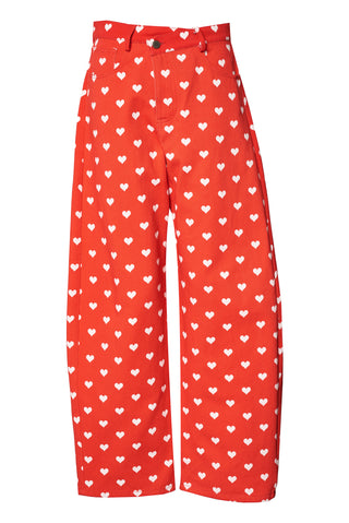 karavan clothing fashion spring summer 26 nai collection sophina trousers polka hearts red