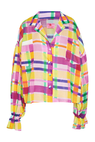 karavan clothing fashion spring summer 26 nai collection stella shirt multicolor checked