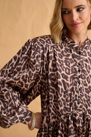 karavan clothing fashion fall winter 25 homecoming collection stevie mini dress leopard