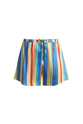 karavan clothing fashion spring summer 25 planet karavan pyjamas satin shorts striped