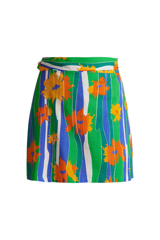 karavan clothing fashion spring summer 25 lela mini skirt multicolor floral