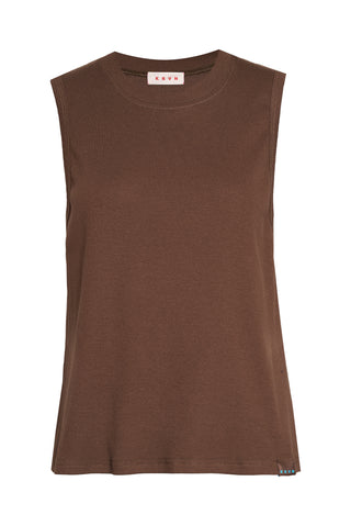 karavan clothing fashion krvn spring summer 26 nai collection rosana top brown