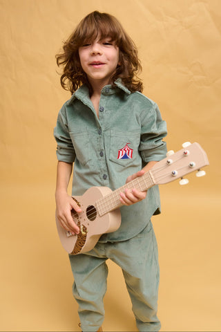 karavan clothing fashion fall winter 25 homecoming rookies collection percy shirt mint