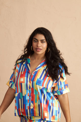 karavan clothing fashion spring summer 25 planet karavan vitro pyjamas shirt multicolor