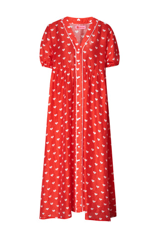 karavan clothing fashion spring summer 26 nai collection wendy dress polka hearts red