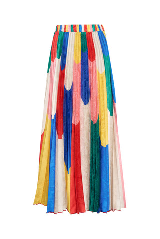 karavan clothing fashion spring summer 26 nai collection zendaya skirt multicolor waves