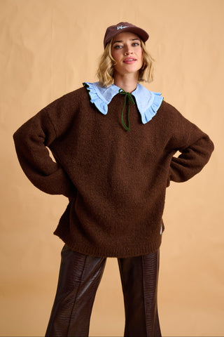 karavan clothing fashion fall winter 25 homecoming collection collar bandana blue