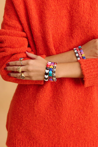 Heart Bracelet (B&W)