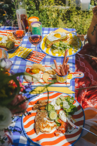 Handmade Dinner Plate (Red)